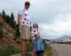 Erin, Grace & myself atop Vail Pass